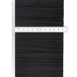 Щетка полосовая 2500*120*8, Высота ворса: 112, Цвет: черный, изображение 3