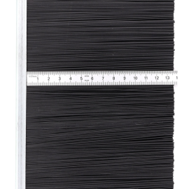 Щетка полосовая 2500*145*8, Высота ворса: 137, Цвет: черный, изображение 3