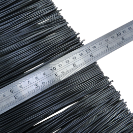 Щетка полосовая 2500*158*8, Высота ворса: 150, Цвет: черный, изображение 2