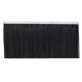 Щетка полосовая 2500*208*8, Высота ворса: 200, Цвет: черный, изображение 2
