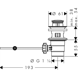 Смеситель для биде Hansgrohe Vernis Blend 71210670 черный, изображение 4