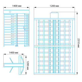 Турникет полноростовой РСТ 600, изображение 9