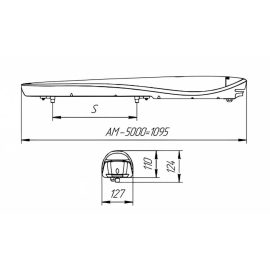 AM-5000 привод для распашных ворот, изображение 5