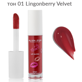 Блеск для губ Effet Magnetique "Alvin D'or", Цвет: lingonberry velvet, изображение 2
