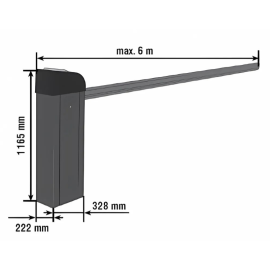 DoorHan шлагбаум Barrier-PRO-6000, Длина стрелы: 6200, Форма стрелы: прямоугольная, изображение 6