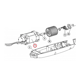 Электродвигатель с катушкой ASW.5007-F, изображение 2