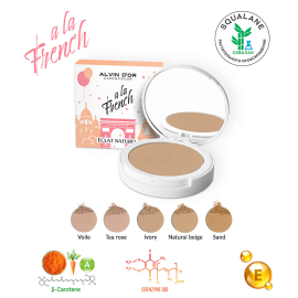 Пудра компактная фиксирующая ECLAT NATUREL A LA FRENCH, Цвет: voile, изображение 5