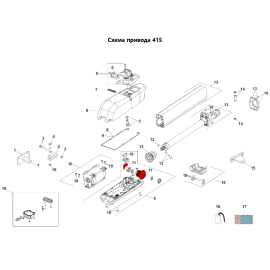 Вал разблокировки в сборе 60202215, изображение 5