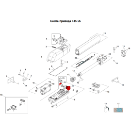 Вал разблокировки в сборе 60202215, изображение 4