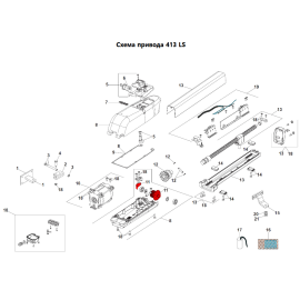 Вал разблокировки в сборе 60202215, изображение 3