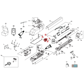 Вал выходной в сборе с шестеренкой 60202225, изображение 3