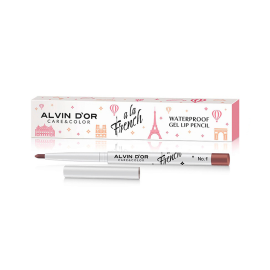 Водостойкий гелевый карандаш для губ WATERPROOF GEL LIP PENCIL A LA FRENCH, Цвет: cordovan (бордовый)