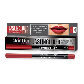 Водостойкий гелевый карандаш для губ LASTINGLINER, Цвет: красный