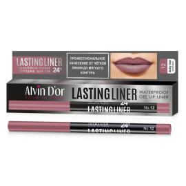 Водостойкий гелевый карандаш для губ LASTINGLINER, Цвет: розово-серый