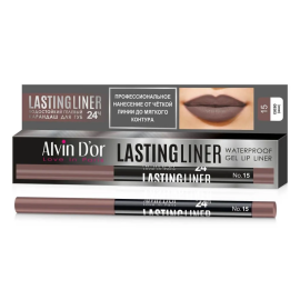 Водостойкий гелевый карандаш для губ LASTINGLINER, Цвет: какао