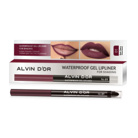 Карандаш для губ гелевый водостойкий Lipliner for shading, Цвет: темная вишня