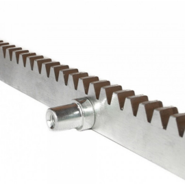 Рейка зубчатая 31x8 мм, 1 м, с крепежом, изображение 2