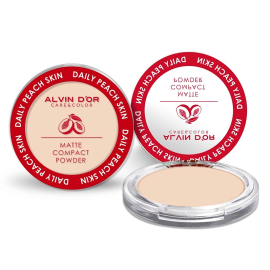 Компактная матирующая пудра Daily Peach Skin, Цвет: pink beige