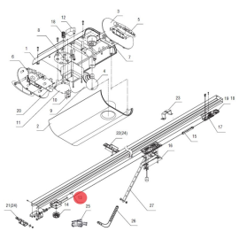 DHG010 фиксатор концевика цепной, изображение 4