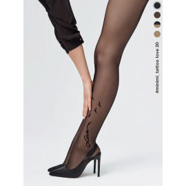Колготки Tattoo Love 20, Размер EU: 3/M, изображение 2