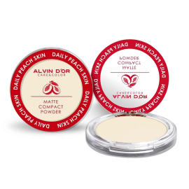 Компактная матирующая пудра Daily Peach Skin, Цвет: light beige