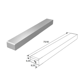 Шпонка 6,35х 9,53х 75 мм, 25064, изображение 2