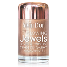 Тени пигмент для век Jewels, Цвет: мягкий бронзовый