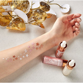 Жидкий хайлайтер для лица и тела GLOW IN LOVE, Цвет: светлый, изображение 6