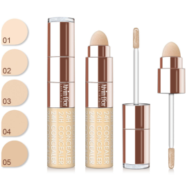 Жидкий консилер 24Н Full cover concealer, Цвет: слоновая кость , изображение 6