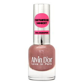 Лак для ногтей голографический ADN-07, Цвет: розовый нюанс