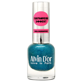 Лак для ногтей голографический ADN-07, Цвет: ультрамариновый блеск