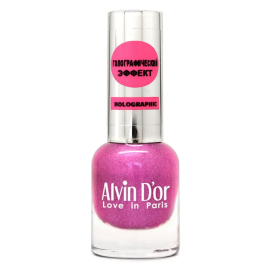 Лак для ногтей голографический ADN-07, Цвет: розовое искушение