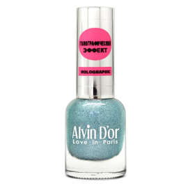 Лак для ногтей голографический ADN-07, Цвет: призрак бирюзы