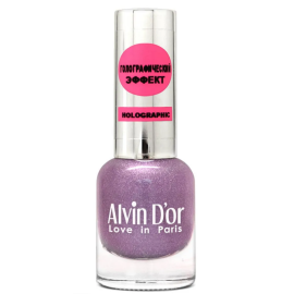 Лак для ногтей голографический ADN-07, Цвет: сиреневый закат