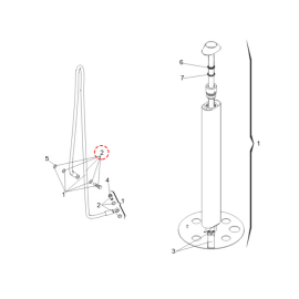 FAAC 63000268 : Гибкая гидравлическая трубка, изображение 3