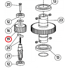 Колесо червячное ASW.4019, изображение 3