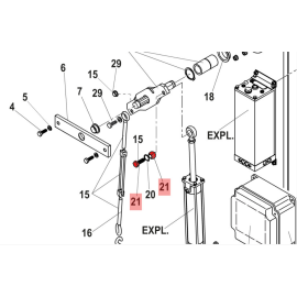 Втулка верхнего шарнира гидроцилиндра шлагбаумов 615, изображение 2