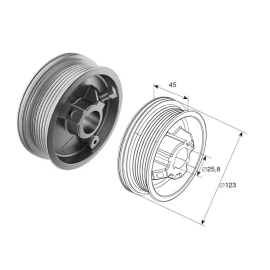 Барабан М 102, Н 2250 для стандартного подъема, 10401, изображение 2