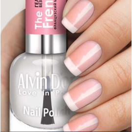 Лак-гель для ногтей французский маникюр, Цвет: прозрачный френч, изображение 2