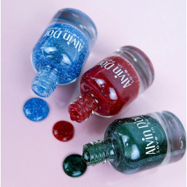 Лак-гель для ногтей Magic Glow, Цвет: 7401 - красный, Объем: 12, изображение 4