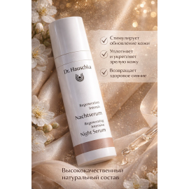 Dr. Hauschka Регенерирующая сыворотка для интенсивного ночного ухода за лицом Regeneration Intensiv Nachtserum, изображение 3