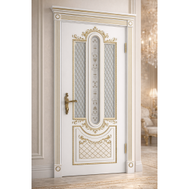 Межкомнатная дверь Alexandria 3D (Polar PG, Art Cloud), Размер полотна: 600х2000, изображение 3