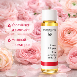 Органическое масло для тела «Роза» (Pflegeöl Rosenblüten) 10 мл, Dr.Hauschka, изображение 2