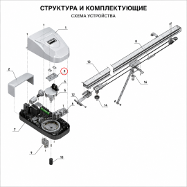 Дисплей DOORHAN DHG043, изображение 5