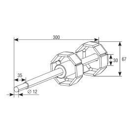 Капсула регулируемая KPU70S