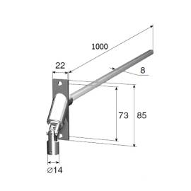 Кардан 90° CJ8-1000