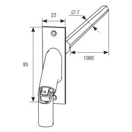 Кардан 90° RK7E