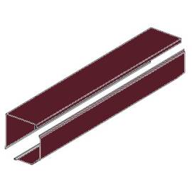 Короб защитный RB165, Цвет: бордовый