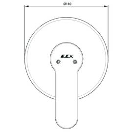 Смеситель для душа 102152006EX