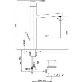 Смеситель для раковины 102108974EX